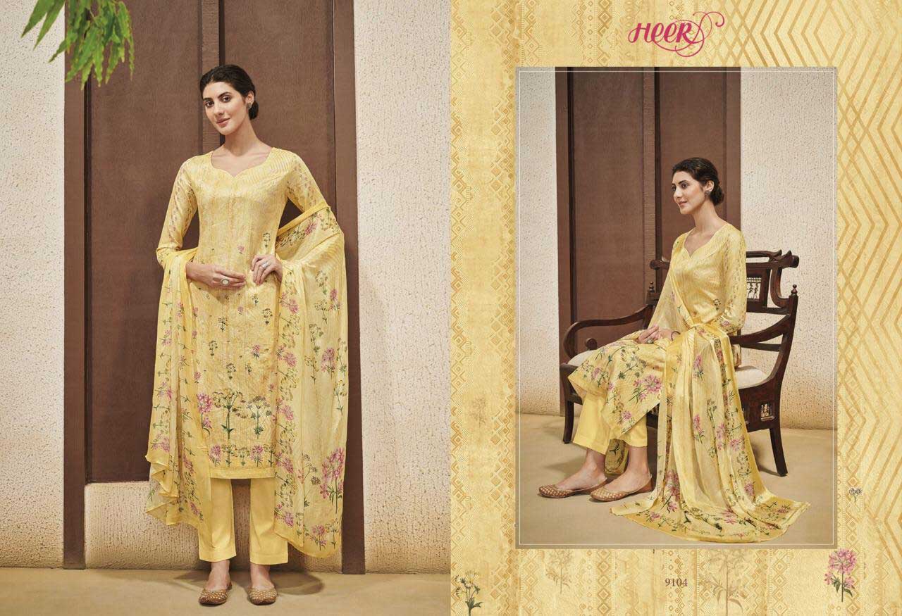 Kimora Heer Vol 48 Cross Stitch Embroidered Salwar Suits Kimora Heer Vol 48 Cross Stitch Embroidered Salwar Suits